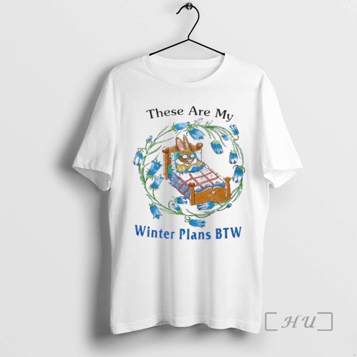 Trending Rabbit These Are My Winter Plans Btw T-Shirts, Hoodie, Sweatshirt - T-Shirt, Sweatshirt, Hoodie