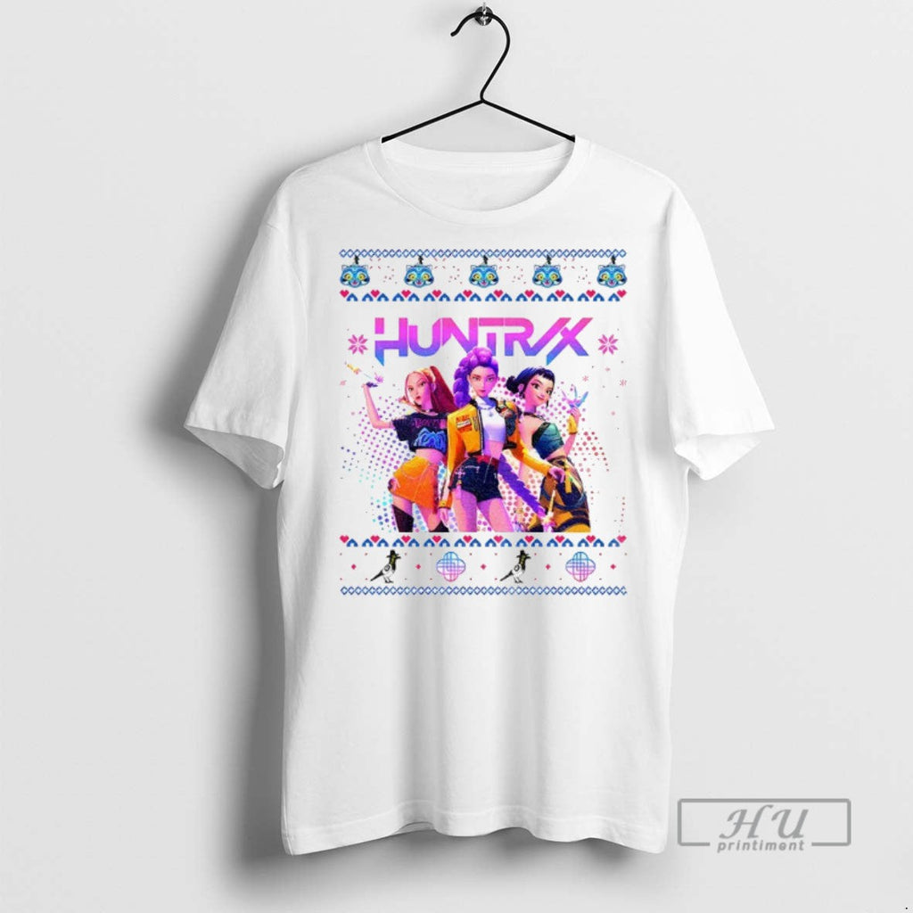 Trending Rumi Mira Zoey Huntrix Girls Band Ugly Derpy The Tiger Kpop Movie Tour Christmas Unisex T-shirt, Sweatshirt, Hoodie, Long Sleeve Tee - T-Shirt, Sweatshirt, Hoodie