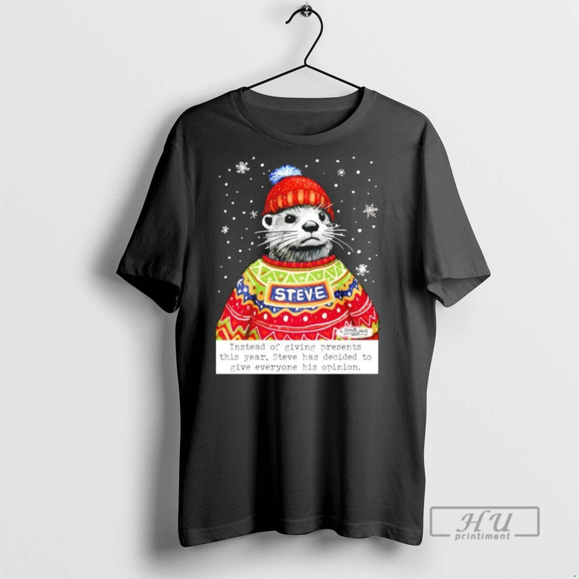Trending Sea Otter Steve Christmas Instead Of Giving Presents This Year T Shirt Unisex T-shirt, Sweatshirt, Hoodie, Long Sleeve Tee - T-Shirt, Sweatshirt, Hoodie
