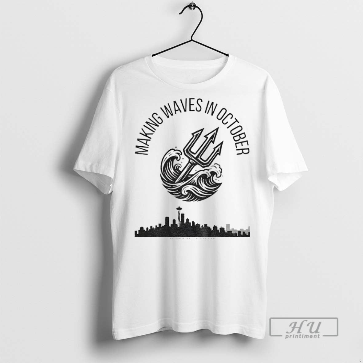Trending Seattle Mariners Tridents Up Making Waves In October Playoffs 2025 T Shirt Unisex T-shirt, Sweatshirt, Hoodie, Long Sleeve Tee - T-Shirt, Sweatshirt, Hoodie