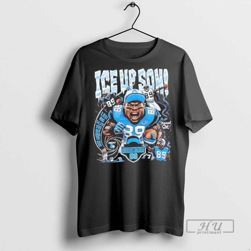 Trending Steve Smith Sr Ice Up Son Caricature T Shirt Unisex T-shirt, Sweatshirt, Hoodie, Long Sleeve Tee - T-Shirt, Sweatshirt, Hoodie