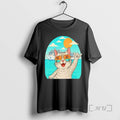 Trending Tabby Cat Wearing Sunglasses Behind Yacht Funny T-Shirts, Hoodie, Sweatshirt - T-Shirt, Sweatshirt, Hoodie