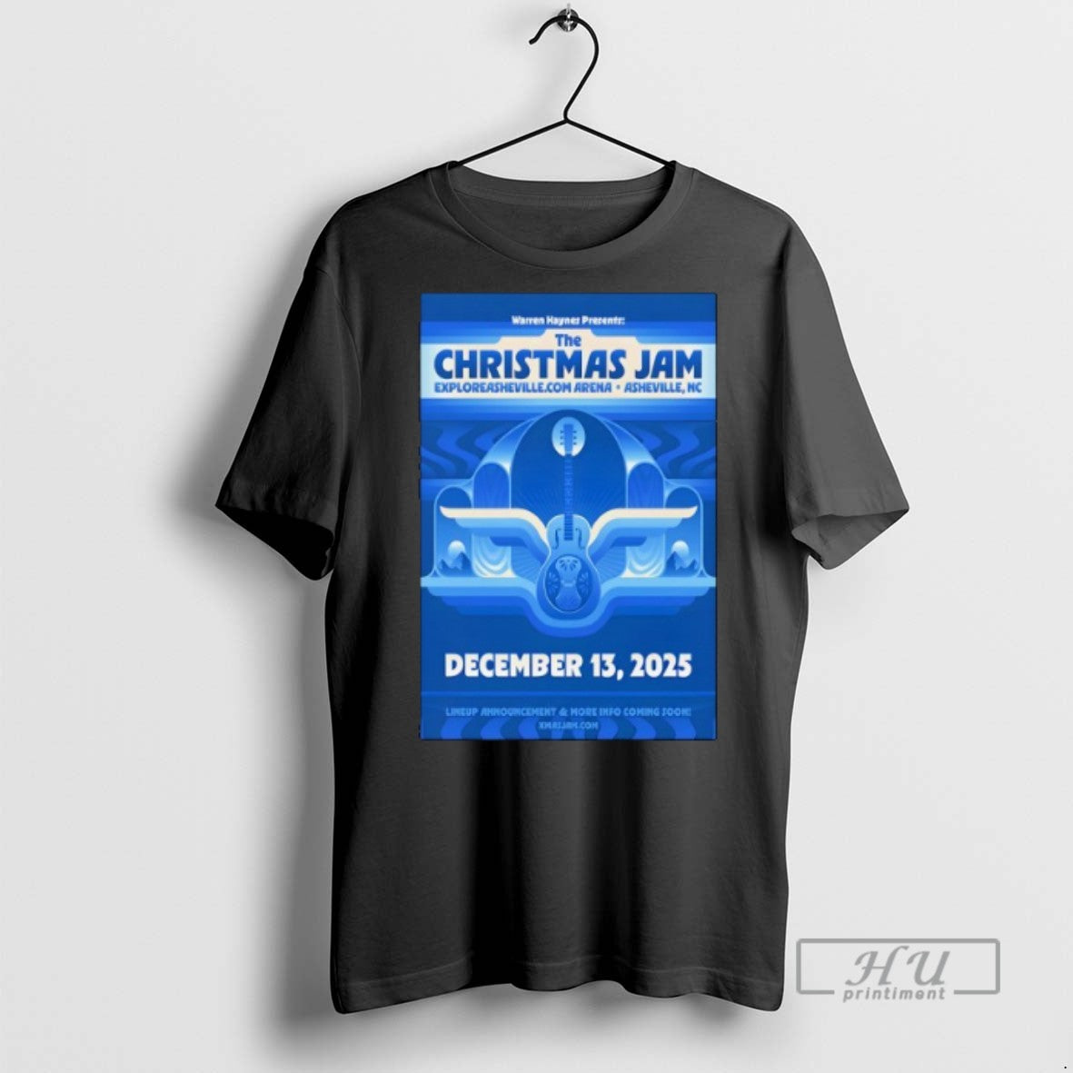 Trending The Christmas Jam Asheville Nc Event 2025 T Shirt Unisex T-shirt, Sweatshirt, Hoodie, Long Sleeve Tee - T-Shirt, Sweatshirt, Hoodie