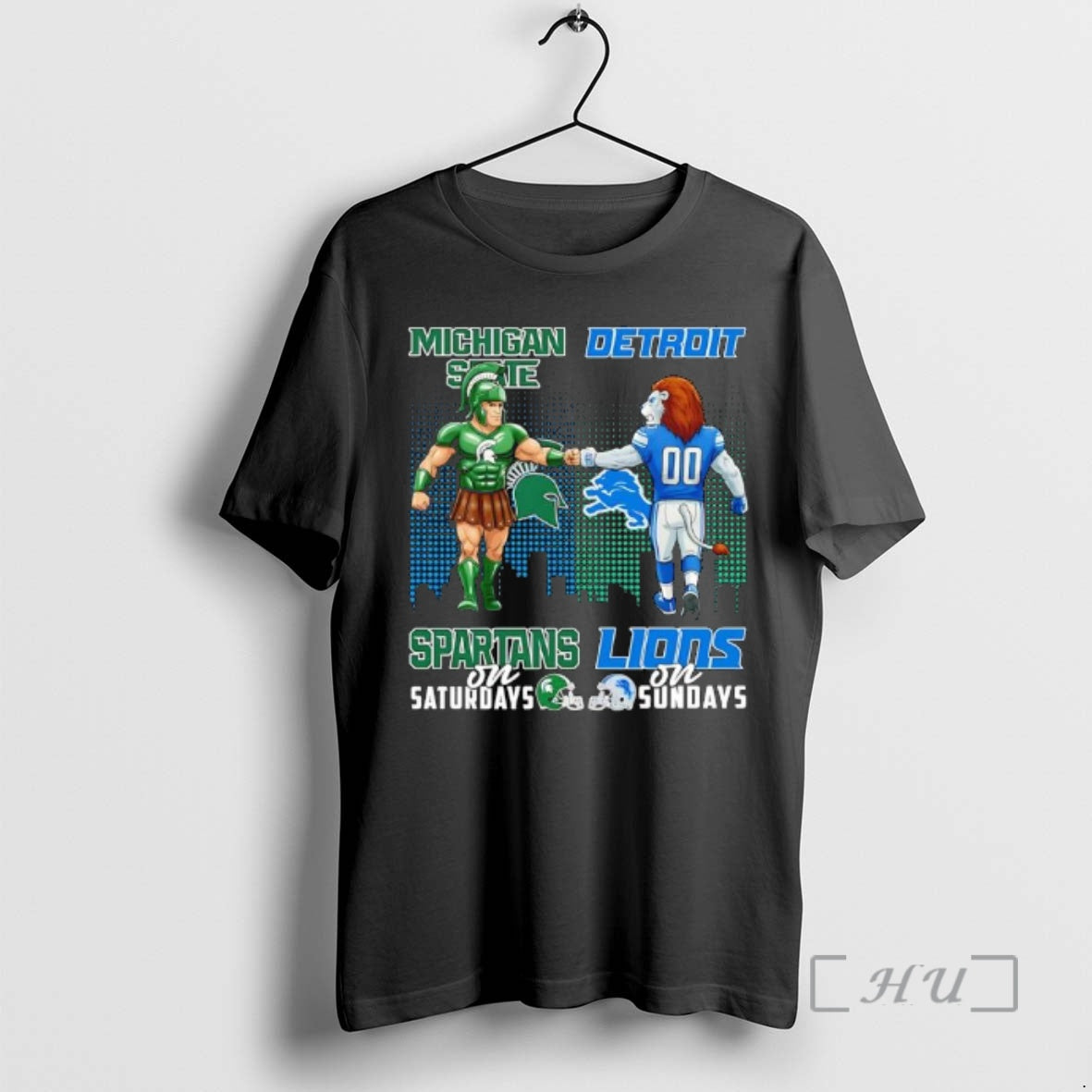 Trending Michigan State Spartans Saturdays Detroit Lions Sundays Mascots College T-Shirts, Hoodie, Sweatshirt - T-Shirt, Sweatshirt, Hoodie