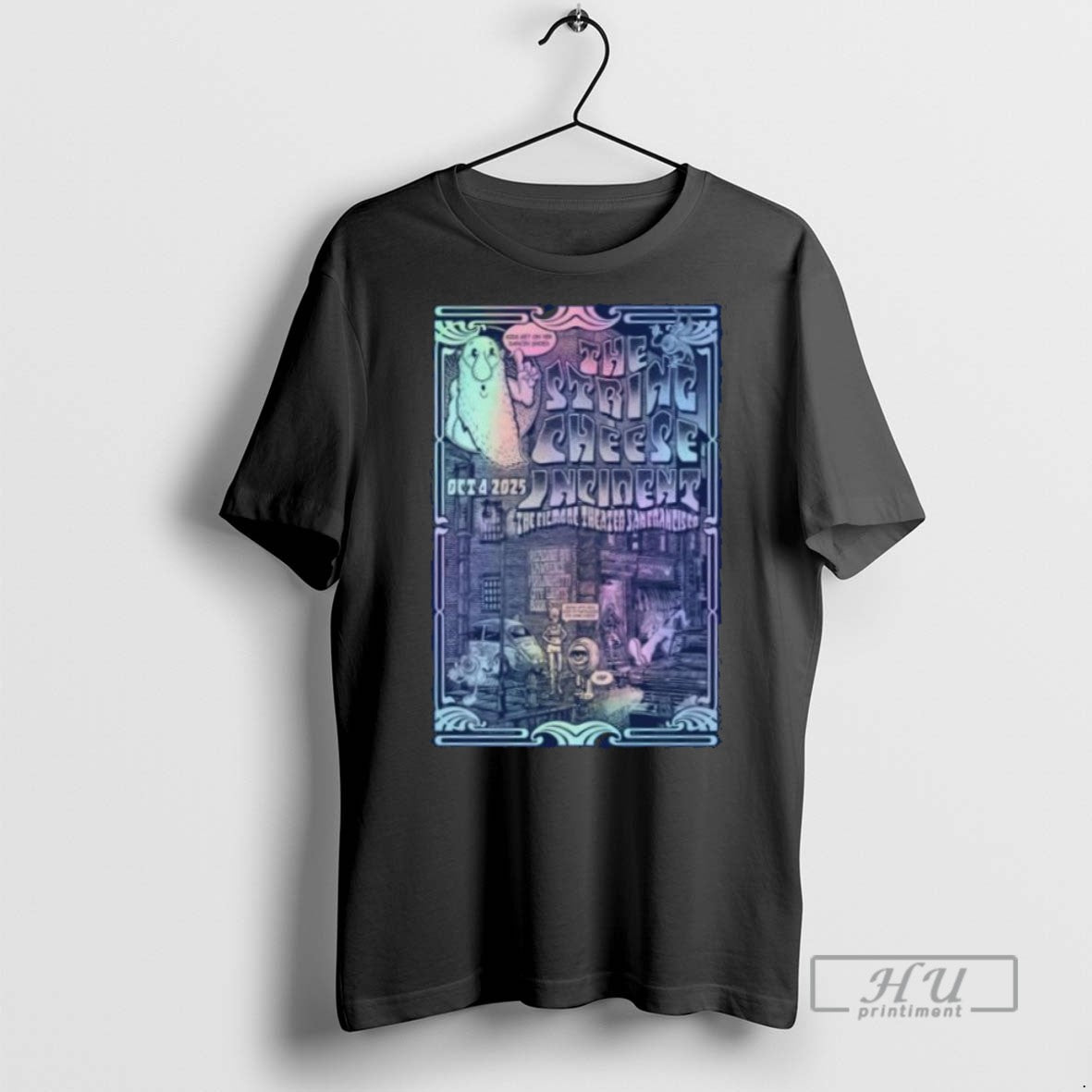 Trending The String Cheese Incident October 4 2025 The Fillmore San Francisco Ca Unisex T-shirt, Sweatshirt, Hoodie, Long Sleeve Tee - T-Shirt, Sweatshirt, Hoodie