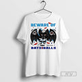 Trending Toronto Blue Jays Baseball Beware Of Bats And Balls Halloween T Shirt Unisex T-shirt, Sweatshirt, Hoodie, Long Sleeve Tee - T-Shirt, Sweatshirt, Hoodie