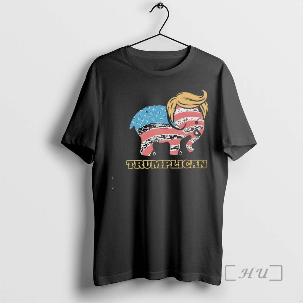 Trending Trumplican American Flag Elephant Logo T-Shirts, Hoodie, Sweatshirt - T-Shirt, Sweatshirt, Hoodie