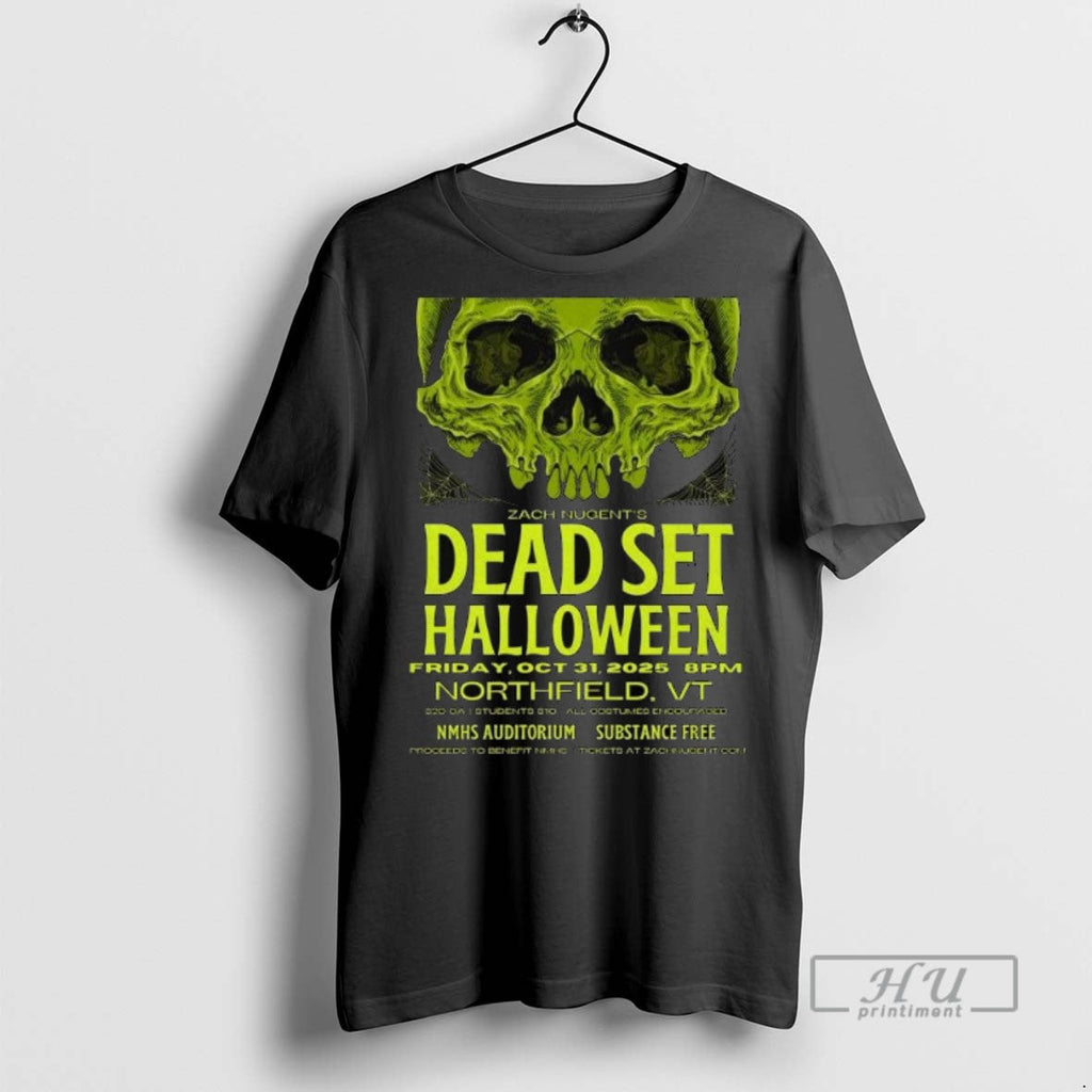 Trending Zach Nugents Dead Set Halloween Show In Northfield Vt On Oct 31 2025 Long Unisex T-shirt, Sweatshirt, Hoodie, Long Sleeve Tee - T-Shirt, Sweatshirt, Hoodie
