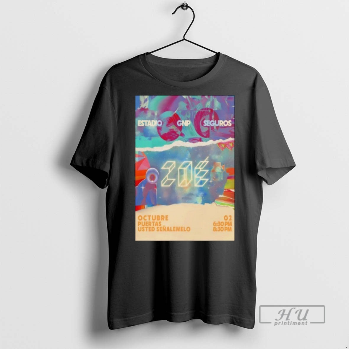 Trending Zoe 10 2 2025 Estadio Gnp Seguros Tour T Shirt Unisex T-shirt, Sweatshirt, Hoodie, Long Sleeve Tee - T-Shirt, Sweatshirt, Hoodie