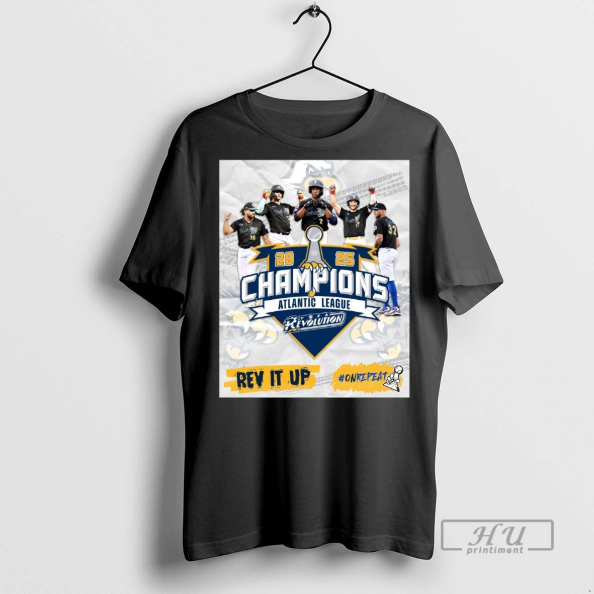 Trending Bbj8ufc8 York Revolution 2025 Champions Atlantic League York Revolution Rev It Up Onrepeat - T-Shirt, Sweatshirt, Hoodie