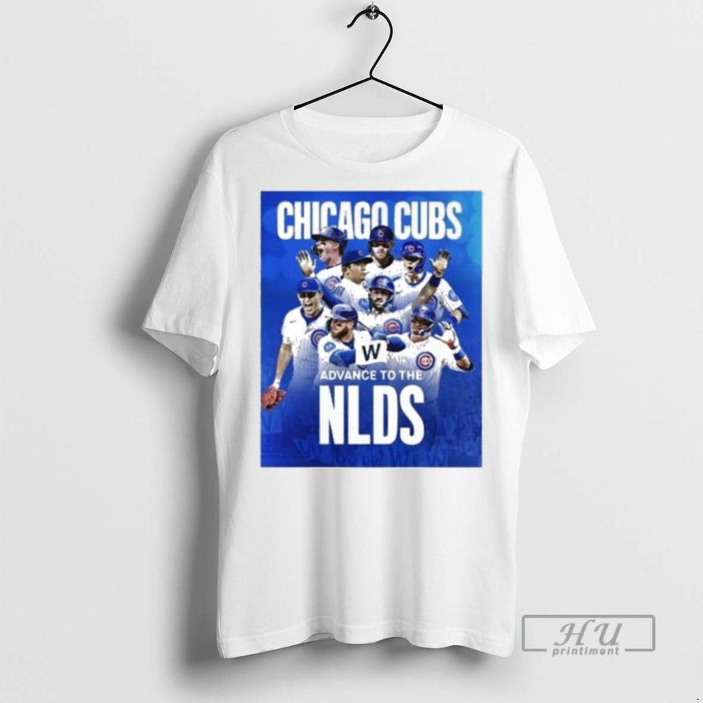 Trending Chicago Cubs W Advance To The Nlds Mlb T Shirt Unisex T-shirt, Sweatshirt, Hoodie, Long Sleeve Tee - T-Shirt, Sweatshirt, Hoodie
