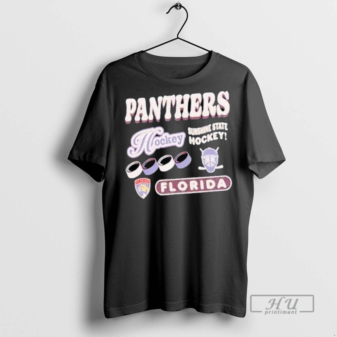 Trending Florida Panthers Sunshine State Hockey T Shirt Unisex T-shirt, Sweatshirt, Hoodie, Long Sleeve Tee - T-Shirt, Sweatshirt, Hoodie
