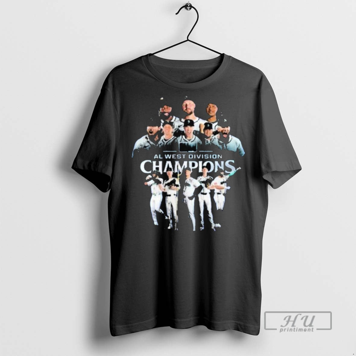 Trending Mariners Al West Division Champions 2025 T Shirt Unisex T-shirt, Sweatshirt, Hoodie, Long Sleeve Tee - T-Shirt, Sweatshirt, Hoodie