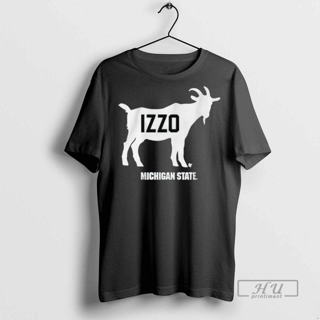 Trending Michigan State Basketball Izzo Goat T Shirt Unisex T-shirt, Sweatshirt, Hoodie, Long Sleeve Tee - T-Shirt, Sweatshirt, Hoodie