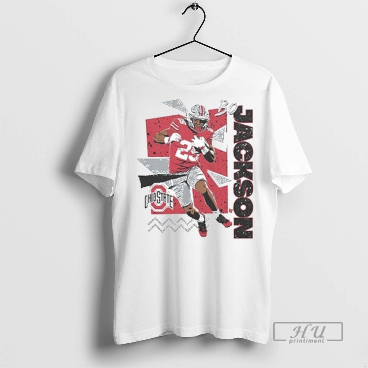 Trending Ohio State Football Bo Jackson 90s Style T Shirt Unisex T-shirt, Sweatshirt, Hoodie, Long Sleeve Tee - T-Shirt, Sweatshirt, Hoodie