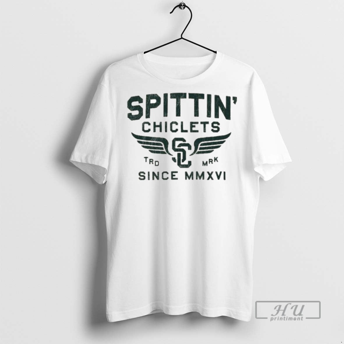 Trending Spittin Chiclets Wings Sc Hockey Since Mmxvi T Shirt Unisex T-shirt, Sweatshirt, Hoodie, Long Sleeve Tee - T-Shirt, Sweatshirt, Hoodie