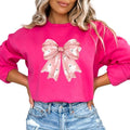Coquette Halloween Long Sleeve Colorful Bow Ghosts Feminine Delicate Black Charcoal Pink T-Shirts, Hoodie, Sweatshirt - T-Shirt, Sweatshirt, Hoodie