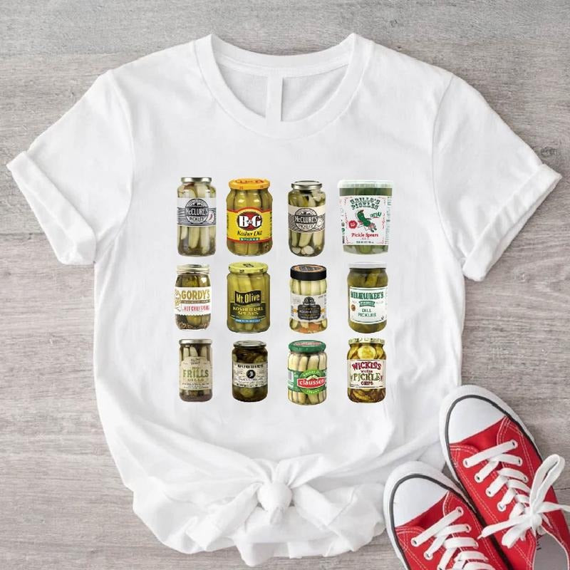 Pickle Jars Shirt Dill Pickle Cucumber Canning Season Pickle Lover Shirt Canning Food Short Sleeve T-Shirts, Hoodie, Sweatshirt - T-Shirt, Sweatshirt, Hoodie