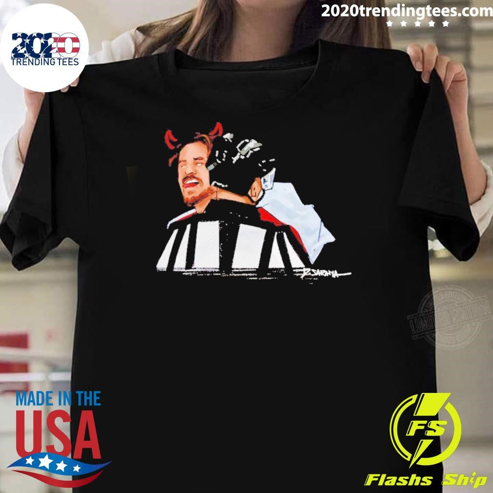 Trevor Zegras Devil Philadelphia Flyers Hockey Nhl Heated Rivalry 2026 Shirt Unisex T-shirt, Sweatshirt, Hoodie, Long Sleeve Tee - T-Shirt, Sweatshirt, Hoodie