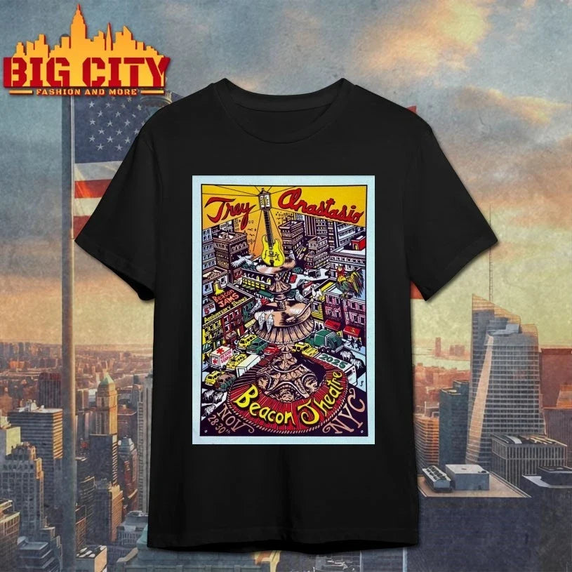 Trey Anastasio Band Nov 28 2025 Beacon Theatre In NYC Poster shirt Unisex T-shirt, Sweatshirt, Hoodie, Long Sleeve Tee - T-Shirt, Sweatshirt, Hoodie