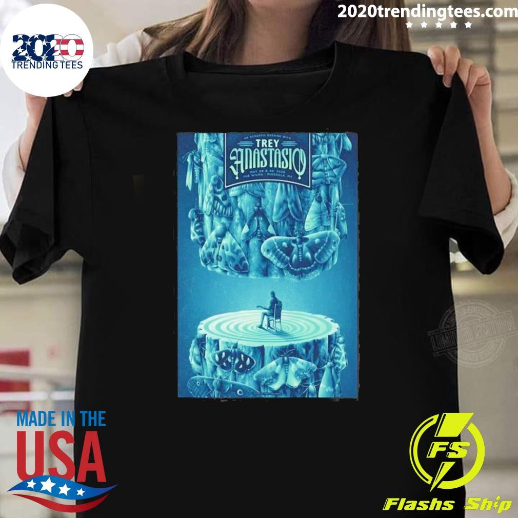 Trey Anastasio In Missoula MT On May 29-30 2926 Tour Shirt Unisex T-shirt, Sweatshirt, Hoodie, Long Sleeve Tee - T-Shirt, Sweatshirt, Hoodie