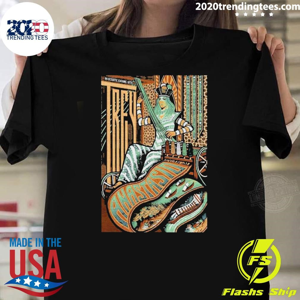 Trey Anastasio May 27 2026 In Seattle Wa Poster Shirt Unisex T-shirt, Sweatshirt, Hoodie, Long Sleeve Tee - T-Shirt, Sweatshirt, Hoodie