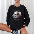 Trigger Warning Book Club Skull Flowers Dark Romance Shirt Spooky Book Club Soft Comfort Long Sleeves Fabric T-Shirts, Hoodie, Sweatshirt - T-Shirt, Sweatshirt, Hoodie