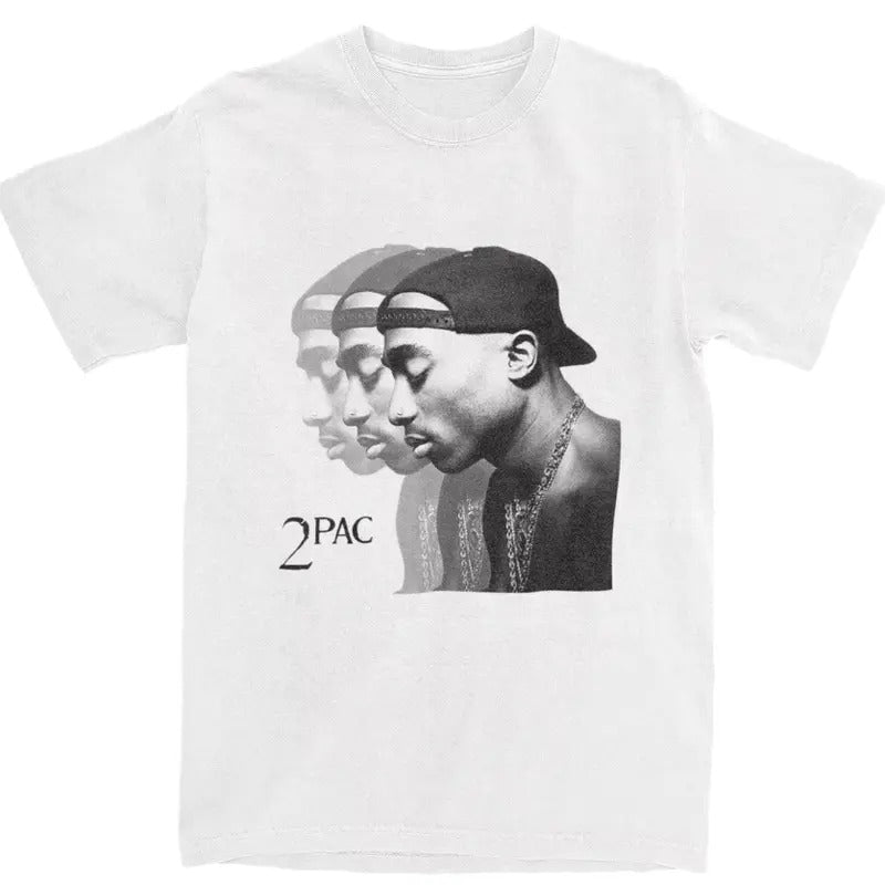 Triple Reflection Iconic Rapper Tupac Hip Hop Legend Cotton Crew Neck Him Her Shirt Menswear Top Womenswear Top T-Shirts, Hoodie, Sweatshirt - T-Shirt, Sweatshirt, Hoodie