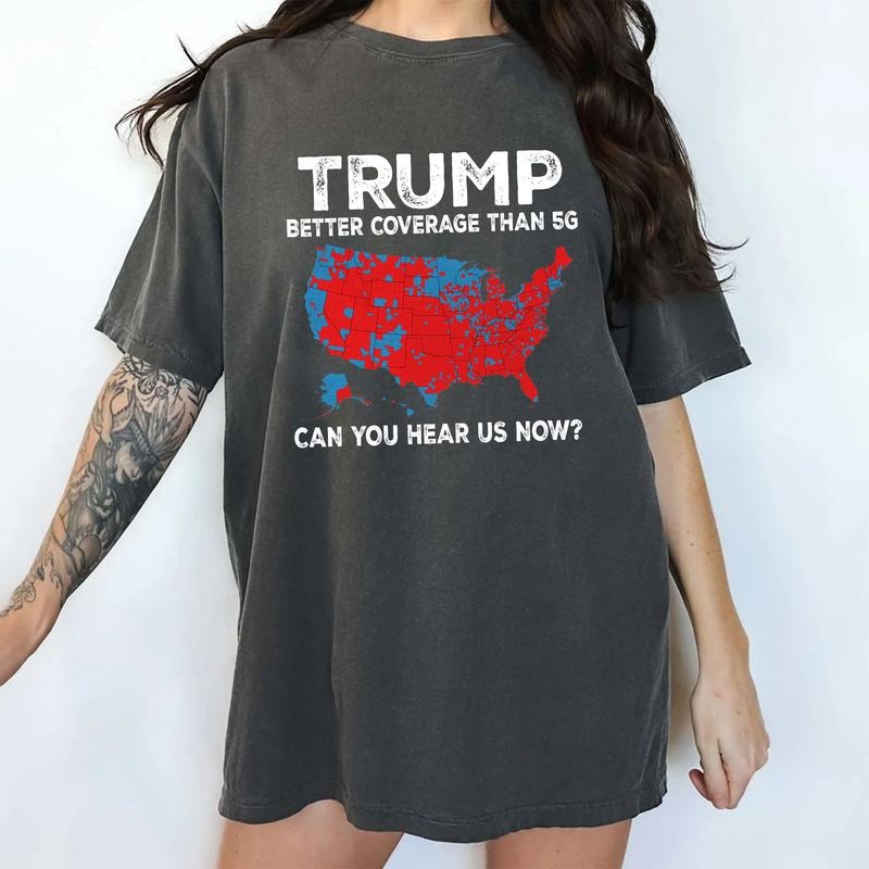 Trummp Better Coverage Than 5G Shirt Comfort Colors Can You Hear Us Now President Trum Republican MAGA American Tops T-Shirts, Hoodie, Sweatshirt - T-Shirt, Sweatshirt, Hoodie