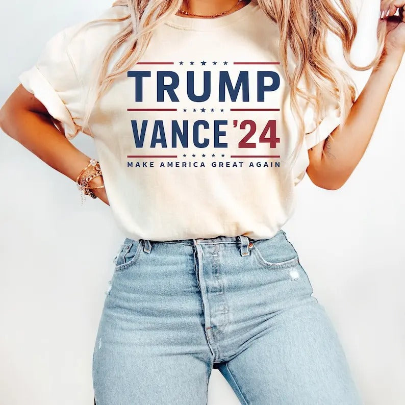 Trummp Vance 2024 Trummp Shirt Make America Great Again Shirt Printed Classic Comfort Cotton All Sizes Colors Her Classic Cotton Shirt T-Shirts, Hoodie, Sweatshirt - T-Shirt, Sweatshirt, Hoodie