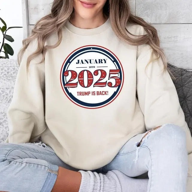 Trump 2025 January 20th Trump Is Back Patriotic MAGA Vote Trump Inauguration Day T-Shirts, Hoodie, Sweatshirt - T-Shirt, Sweatshirt, Hoodie