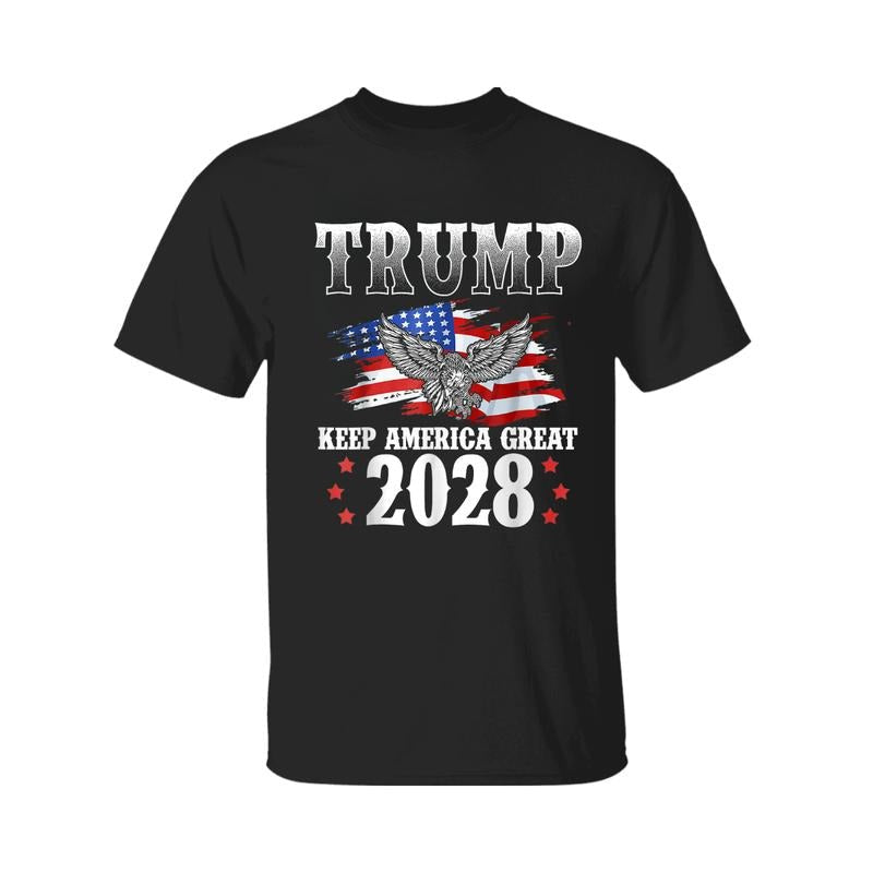 Trump 2028 Shirt Keep America Great 4th July Election MAGA Bold Patriotic Conservative Election Support T-Shirts, Hoodie, Sweatshirt - T-Shirt, Sweatshirt, Hoodie