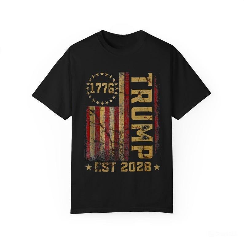 Trump 2028 Shirt President Donald Trump 1776 Trummp Shirts Republican Conservative Support Trump T-Shirts, Hoodie, Sweatshirt - T-Shirt, Sweatshirt, Hoodie