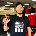 Trump Booed at MSG my hometown booed Trump NYC Said BOO shirt Unisex T-shirt, Sweatshirt, Hoodie, Long Sleeve Tee - T-Shirt, Sweatshirt, Hoodie