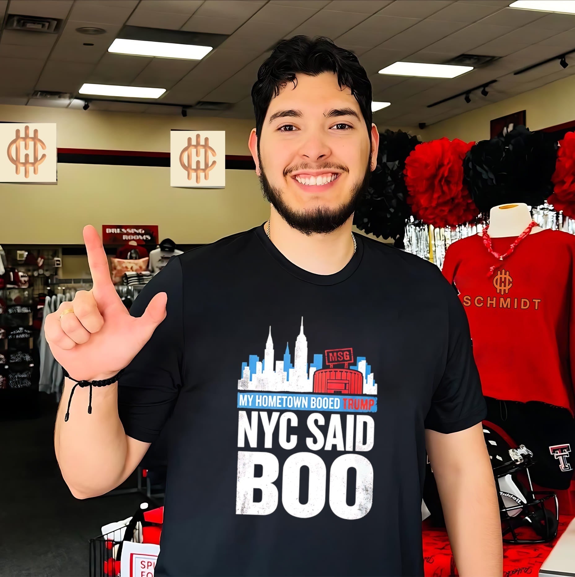 Trump Booed at MSG my hometown booed Trump NYC Said BOO shirt Unisex T-shirt, Sweatshirt, Hoodie, Long Sleeve Tee - T-Shirt, Sweatshirt, Hoodie