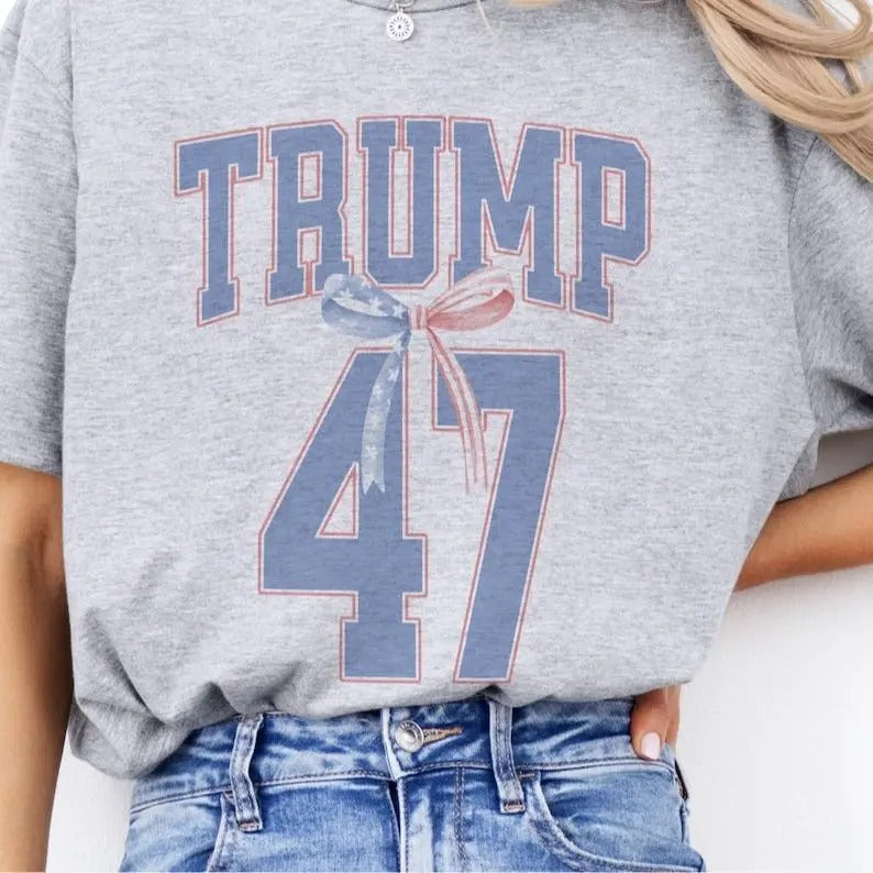 Trump Bow Coquette Maga 47 President Trump 45 47 Rally We'Re Taking America Back Trump Supporter Election 2024 Full Size T-Shirts, Hoodie, Sweatshirt - T-Shirt, Sweatshirt, Hoodie