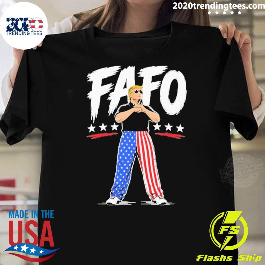 Trump Fafo American Patriotic Usa Flag Shirt Unisex T-shirt, Sweatshirt, Hoodie, Long Sleeve Tee - T-Shirt, Sweatshirt, Hoodie
