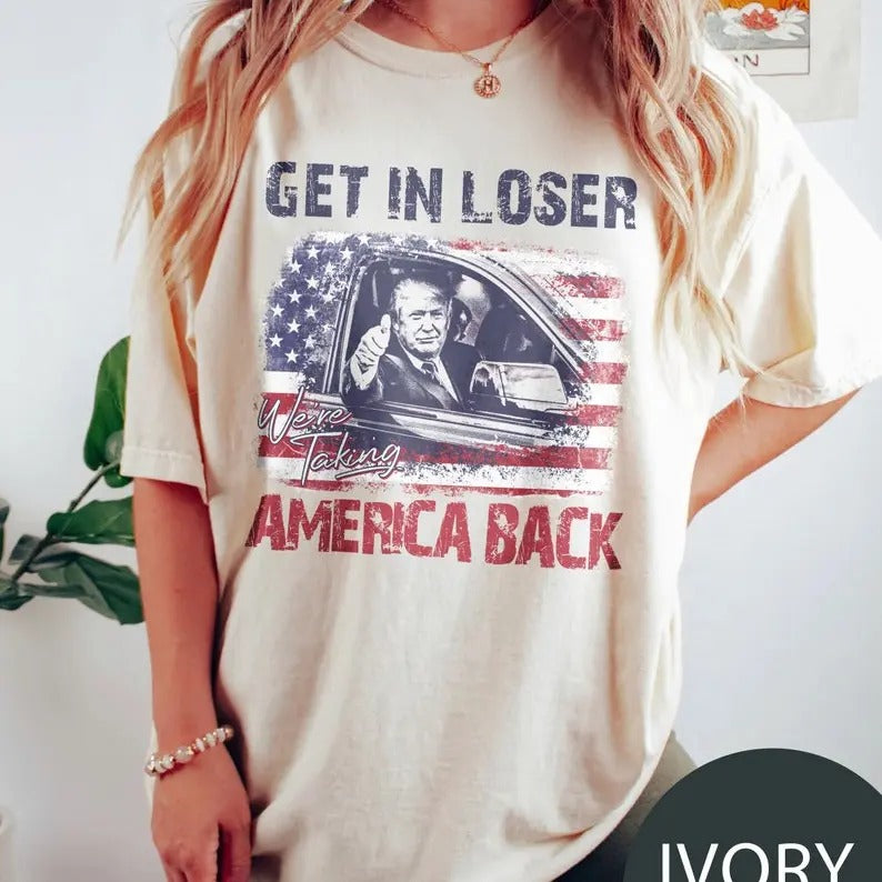 Trump Get Loser We'Re Taking America Back Shirt Trump President 2024 Shirt Republican 2024 Fix America Again Trump 2024 T-Shirts, Hoodie, Sweatshirt - T-Shirt, Sweatshirt, Hoodie