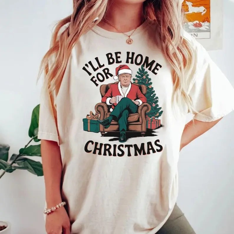 Trump I'Ll Be Home Humorous Trump Republican Png Humorous Trump Png T-Shirts, Hoodie, Sweatshirt - T-Shirt, Sweatshirt, Hoodie