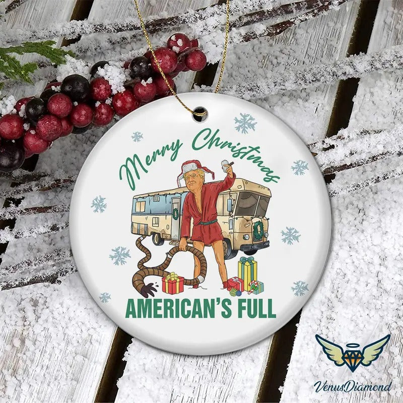Trump Merry American'S Full Ornament Donald Trump Ornament National Lampoon'S Ornament Ornament Trump T-Shirts, Hoodie, Sweatshirt - T-Shirt, Sweatshirt, Hoodie