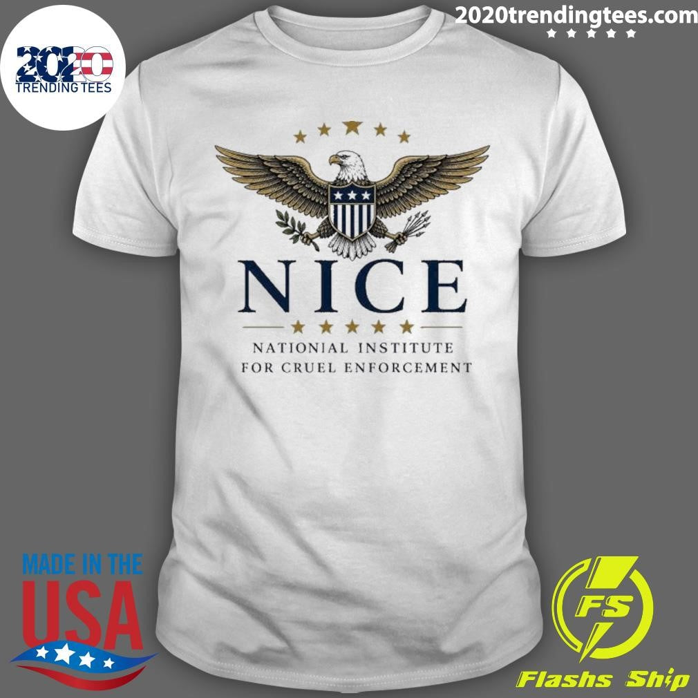 Trump National Immigration And Customs Enforcement Nice Logo Shirt Unisex T-shirt, Sweatshirt, Hoodie, Long Sleeve Tee - T-Shirt, Sweatshirt, Hoodie