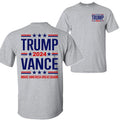Trump Vance 2024 Shirt Vice President Vance Shirt Make America Great Again 2 Sided Printed Classic Comfort Cotton T-Shirts, Hoodie, Sweatshirt - T-Shirt, Sweatshirt, Hoodie