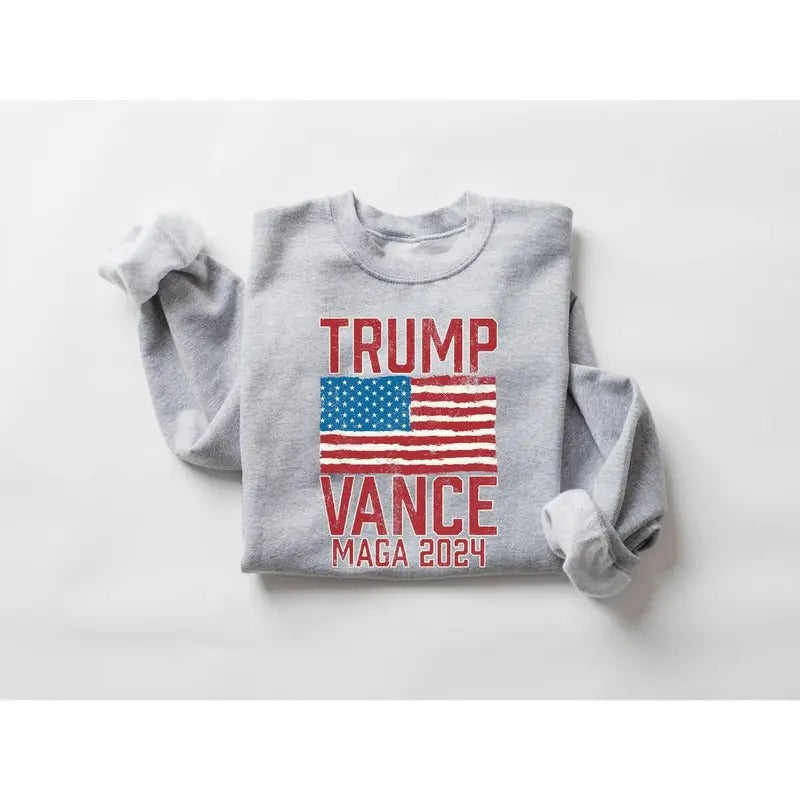 Trump Vance Maga 2024 Trump 2024 President Trump Republican Shirt Republican Support Trump American Flag T-Shirts, Hoodie, Sweatshirt - T-Shirt, Sweatshirt, Hoodie