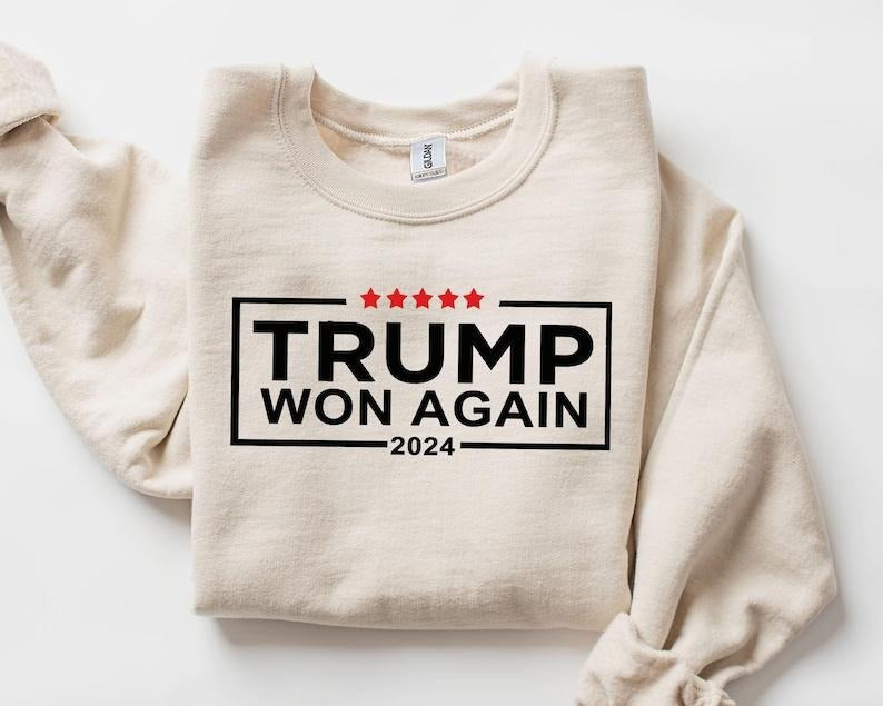 Trump Won Get Over 2024 Victory Patriotic Shirt Loyal Trump Supporters Bold Statement Election Shirt T-Shirts, Hoodie, Sweatshirt - T-Shirt, Sweatshirt, Hoodie