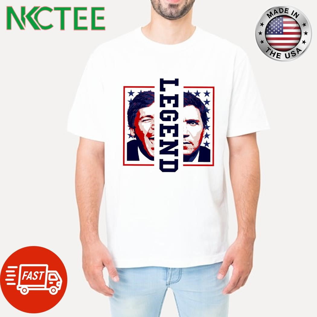 Tucker Carlson legend shirt Unisex T-shirt, Sweatshirt, Hoodie, Long Sleeve Tee - T-Shirt, Sweatshirt, Hoodie