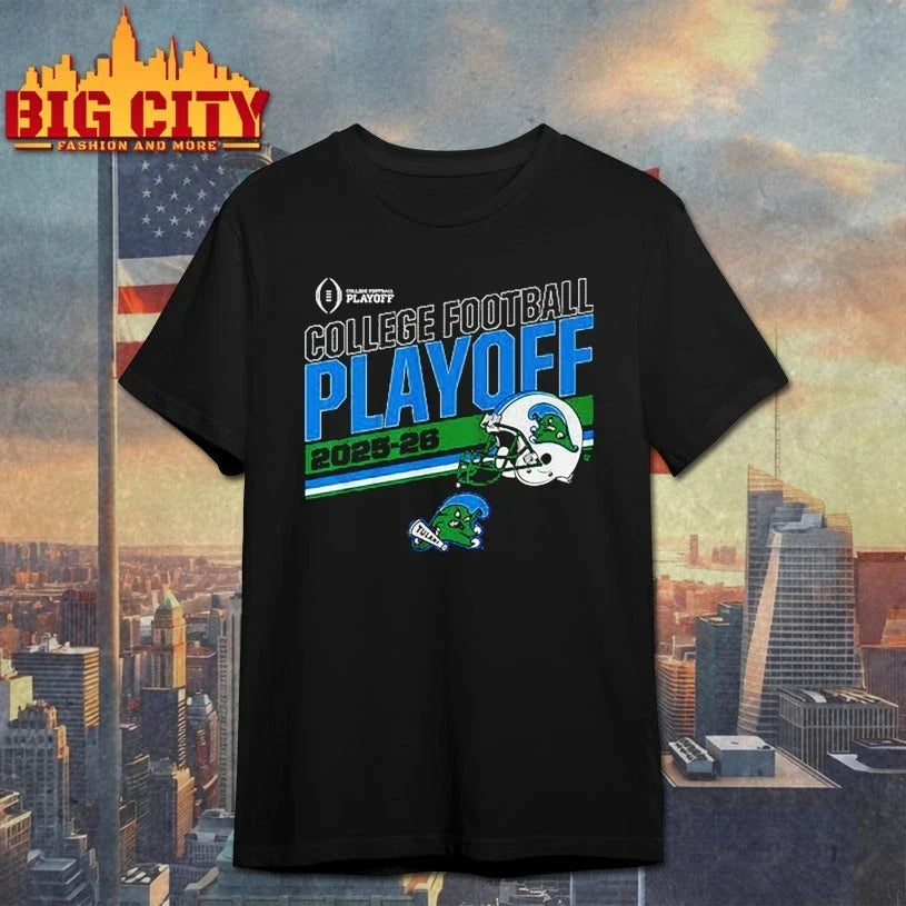 Tulane Football 2025 CFB Playoff Stripe shirt Unisex T-shirt, Sweatshirt, Hoodie, Long Sleeve Tee - T-Shirt, Sweatshirt, Hoodie