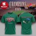 Tulane Green Wave American Conference Champions 2025 Football Two Sided Shirt Unisex T-shirt, Sweatshirt, Hoodie, Long Sleeve Tee - T-Shirt, Sweatshirt, Hoodie