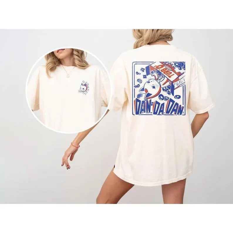 Turbo Granny Anime Shirt DanDaDan Shirt Him Her Retro Anime Shirt Anime Vintage Shirt Anime Shirt Top Cotton Womenswear T-Shirts, Hoodie, Sweatshirt - T-Shirt, Sweatshirt, Hoodie