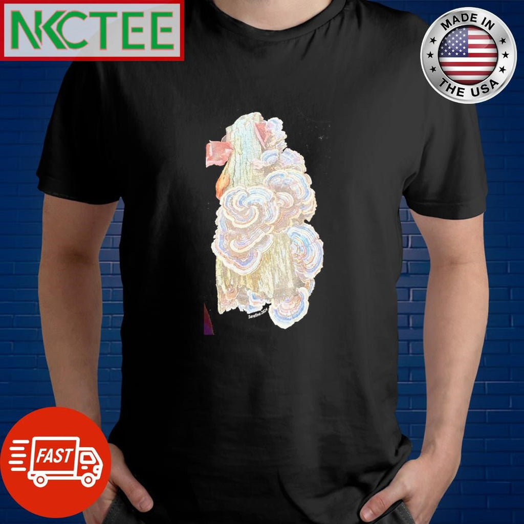 Turkey Tail Mushroom Sarafina 2024 shirt Unisex T-shirt, Sweatshirt, Hoodie, Long Sleeve Tee - T-Shirt, Sweatshirt, Hoodie
