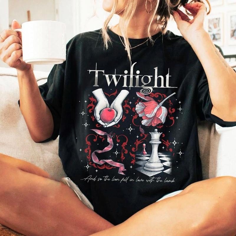 Twilight Inspired Shirt Book Cover Twilight Saga Fan Vampires Wolves Romance Shirt T-Shirts, Hoodie, Sweatshirt - T-Shirt, Sweatshirt, Hoodie